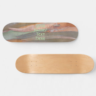 Skateboard Camuflagem Verde Casca de Árvore 2