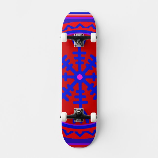 Skateboard Capacete de Bruxaria do Awe (Frente)
