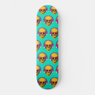 Skateboard - Caveira Pop Art