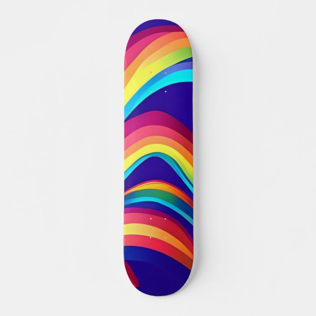 Skateboard Colorida (Frente)