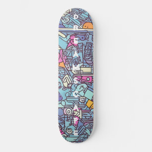 Skateboard Colorida Dreamscape Adventure