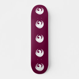 Skateboard com a bandeira da cidade de Phoenix, Ar