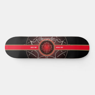Skateboard com Canada Desde 1867 Aerografado