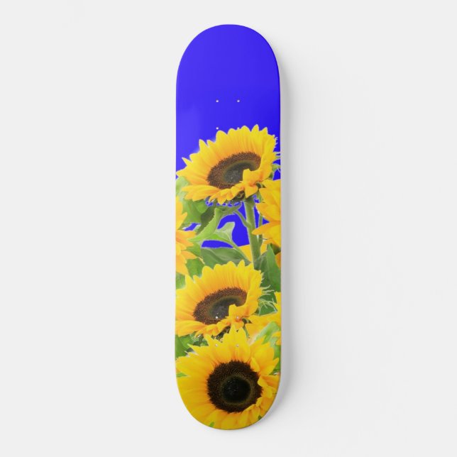 Skateboard com Girassóis (Frente)