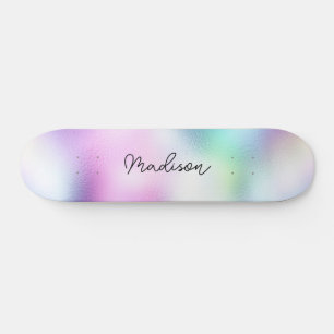 Skateboard com Girly Gota de Nome de Script Person