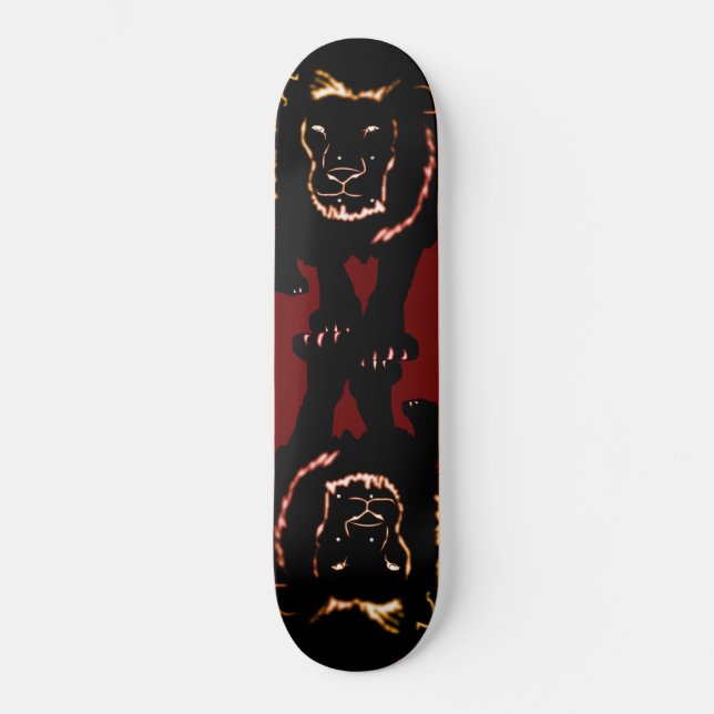 Skateboard com Leão (Frente)