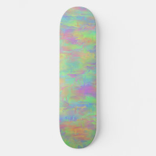 Skateboard com Padrão Multicolorido Abstrato