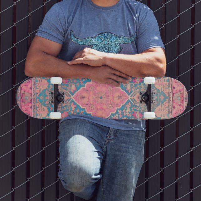 Skateboard com padrão persa  (Ao ar livre 3)