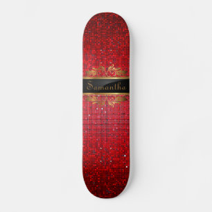 Skateboard Comp de Disco Glitz com Sequência de La