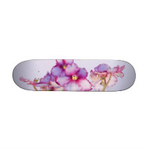 Skateboard Completo Violet Flowers de 7¼"