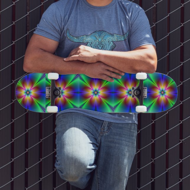 Skateboard Cores Brilhantes (Ao ar livre 3)