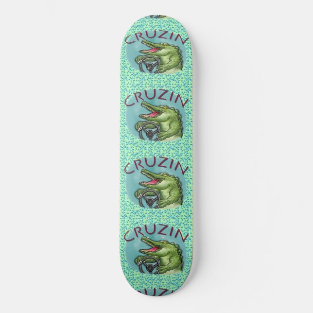 Skateboard Cruzin Alligator (Frente)