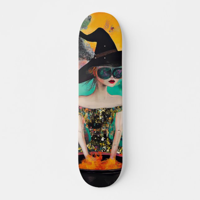 Skateboard da Bruxa Legal Funky (Frente)