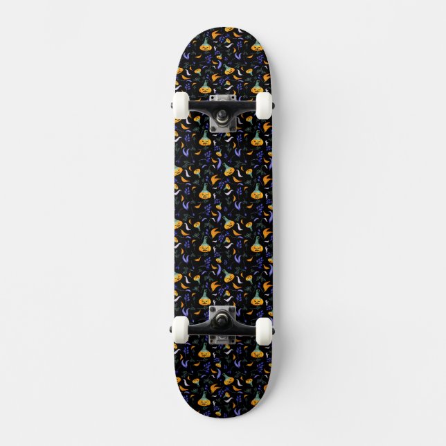 Skateboard da Floresta das Halloween (Frente)