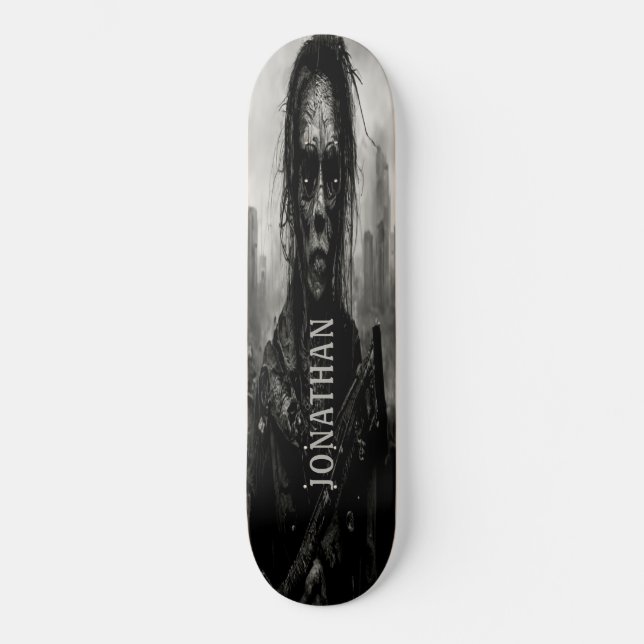 Skateboard Dark, Assustadora Guerreiro Zombie (Frente)