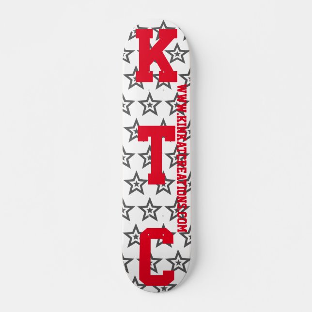 Skateboard das Estrelas do KTC (Frente)