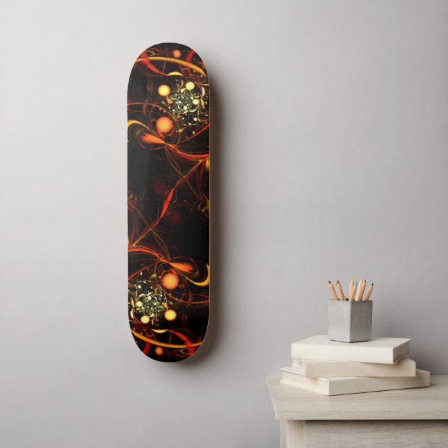 Skateboard de Abstrato de pulsação (Arte de parede)