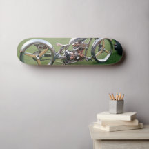 Skateboard de Arte de Motocicleta