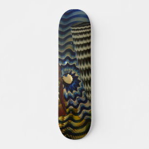 Skateboard de Arte de Vidro