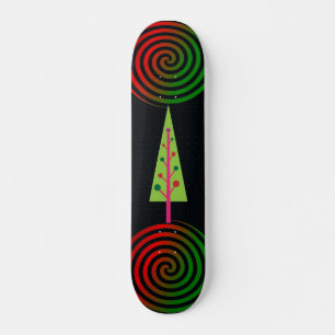 Skateboard de Árvore do Natal