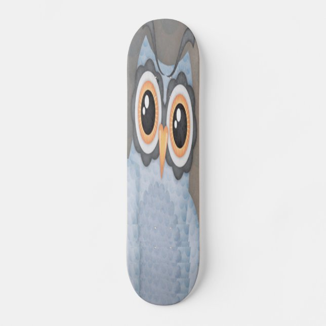 Skateboard de Cinza Azul (Frente)