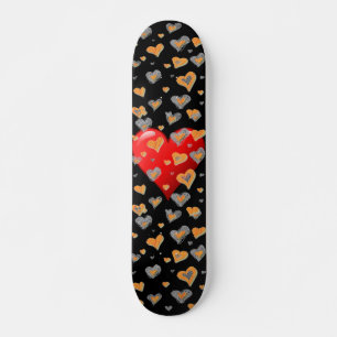 Skateboard de Corações