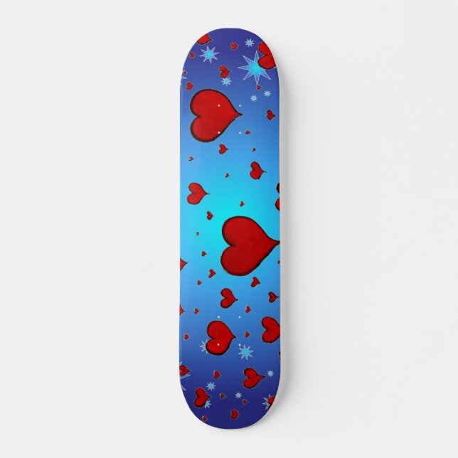 Skateboard de Corações (Frente)
