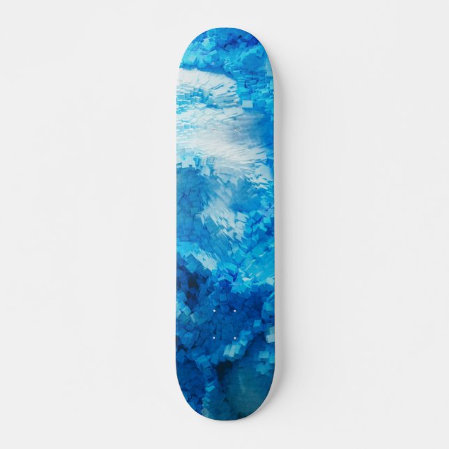 Skateboard de Coral Azul (Frente)