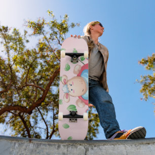 Skateboard de Cordeiro Bebê Fofo