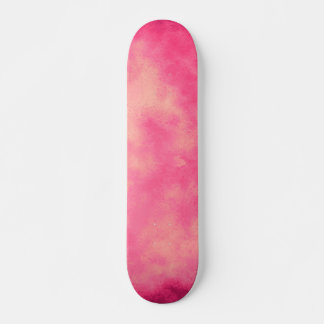 Skateboard de Efeito da Nuvem de Areia Rosa