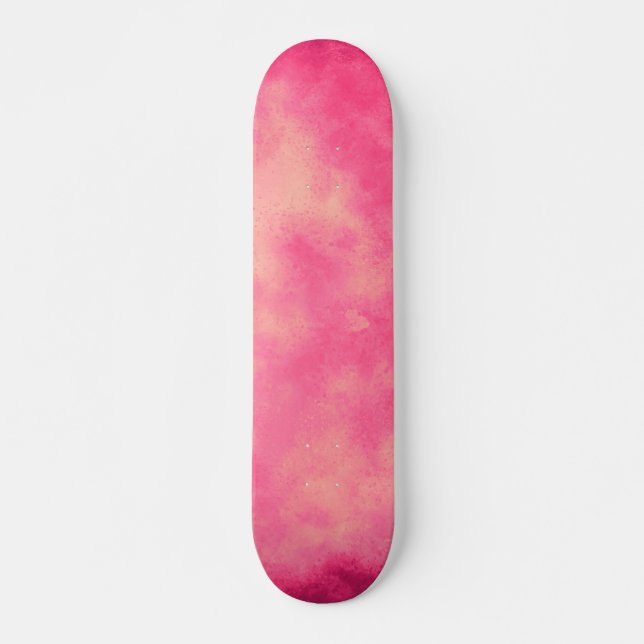 Skateboard de Efeito da Nuvem de Areia Rosa (Frente)