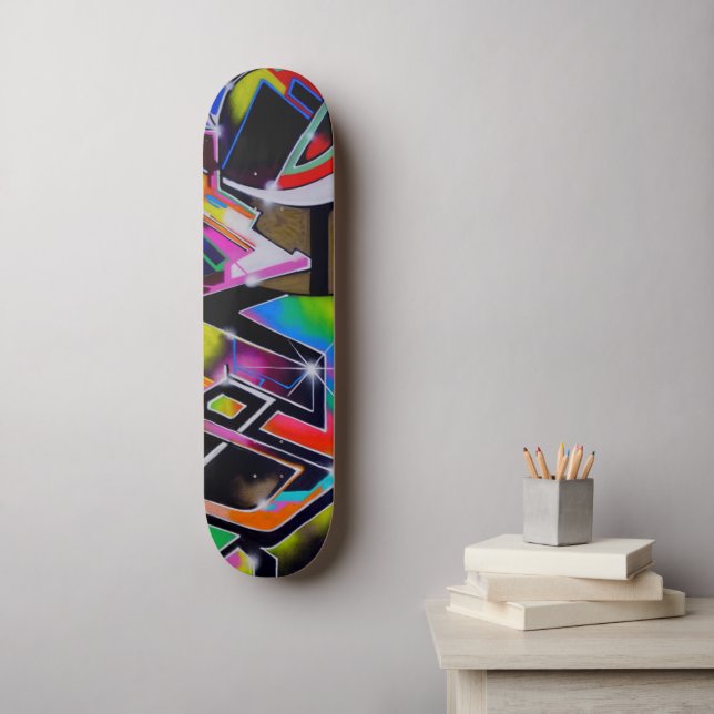 Skateboard de grafite (Arte de parede)