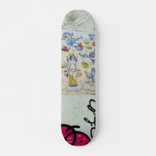 Skateboard de grafite, Arte de Parede Única