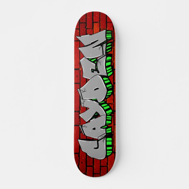 SKATEBOARD DE GRAFITE CAIDEN PERSONALIZADO (Frente)