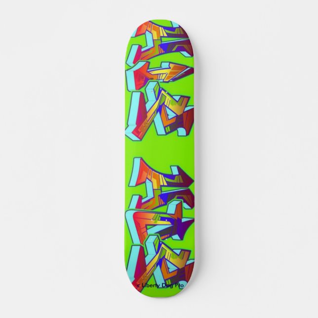 SKATEBOARD DE GRAFITE HOP HIP - PRO SHREDDER - PRE (Frente)