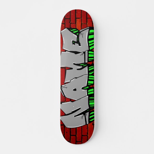 SKATEBOARD DE GRAFITE PERSONALIZADO *EMAIL ABAIXO  (Frente)