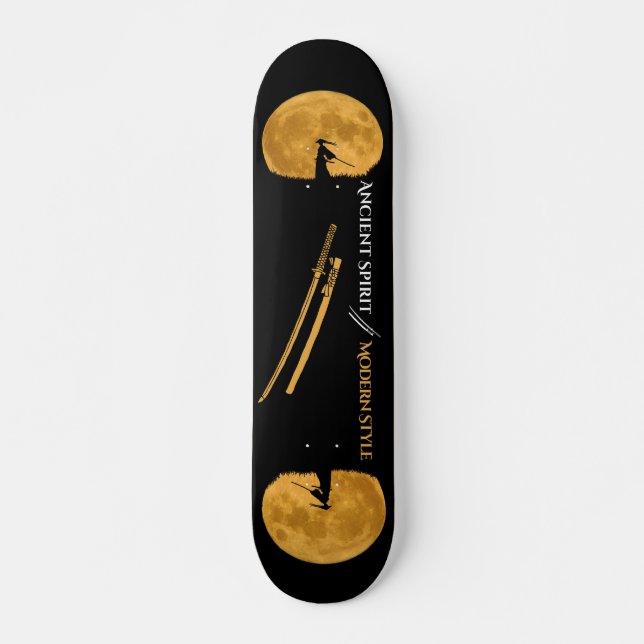 Skateboard de guerreiro Samurai (Frente)