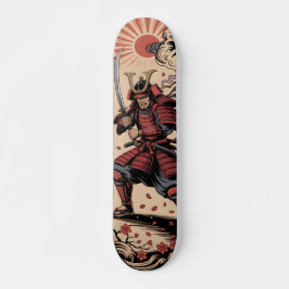 Skateboard de guerreiro Samurai