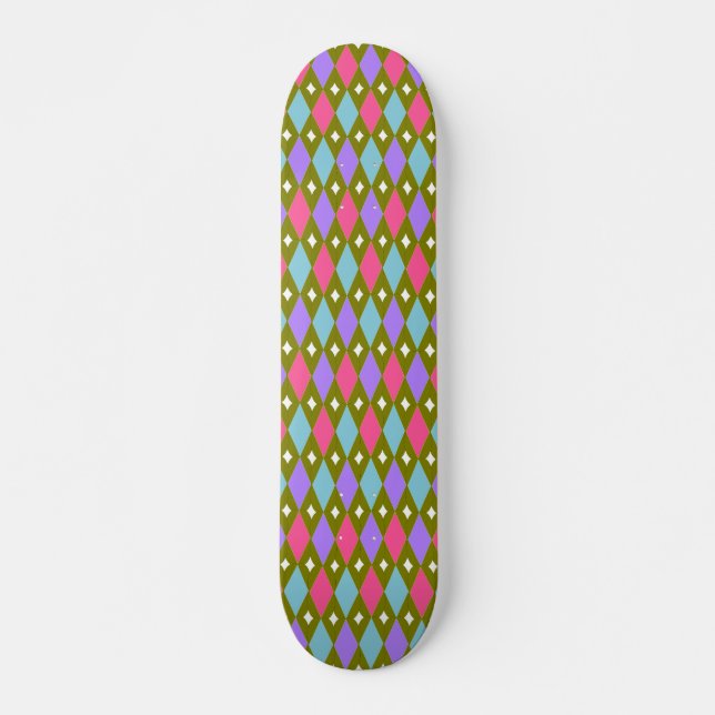 Skateboard de Honeycomb Multicolor (Frente)