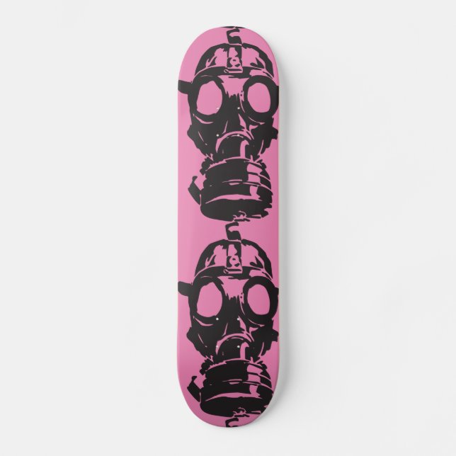 SKATEBOARD DE MÁSCARA GÁS (Frente)