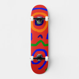 Skateboard de Pássaro Inca Índio Tribal Peruano