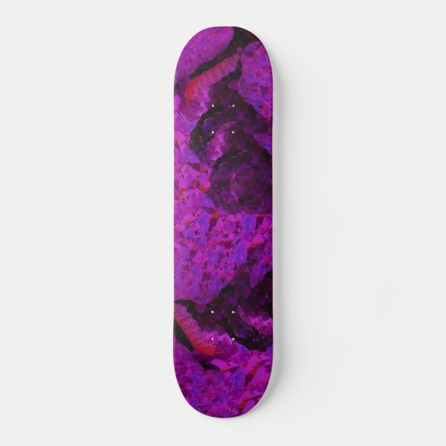 Skateboard de Pleaser Roxo (Frente)