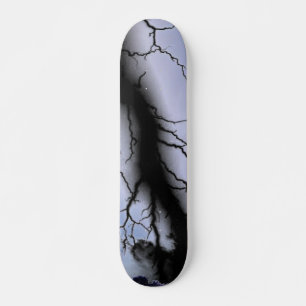 Skateboard de raio preto