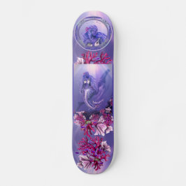 Skateboard de Sereia do Oceano Puro