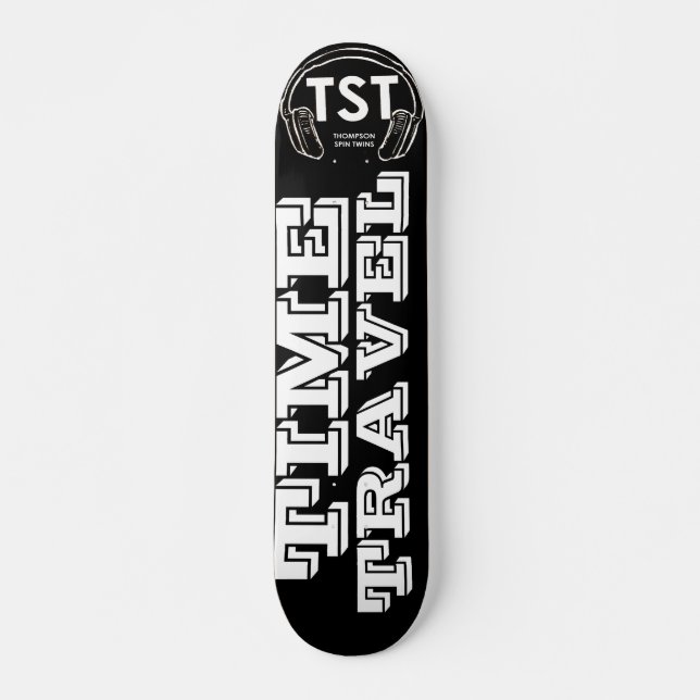 Skateboard de Viagem no Tempo, 7¾" Deck (Frente)