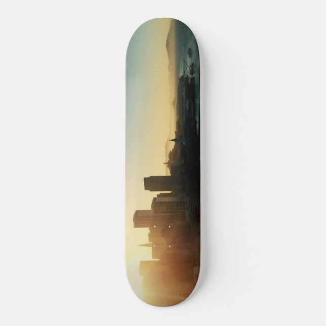 Skateboard Deck com Foto da Baía de São Francisco (Frente)