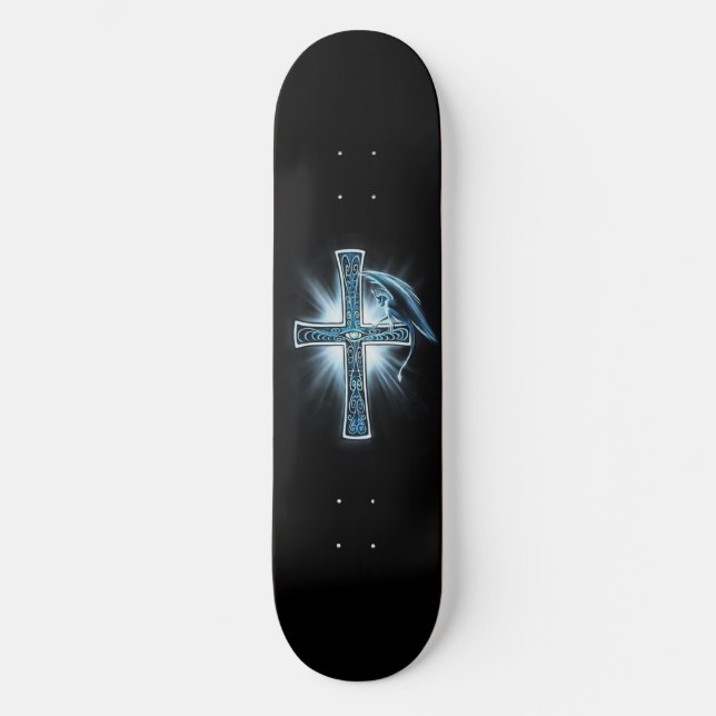 Skateboard Deck " Cross and Gargoyle" (Frente)