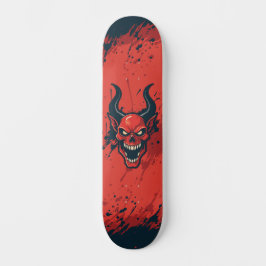 Skateboard Démoniaque rouge