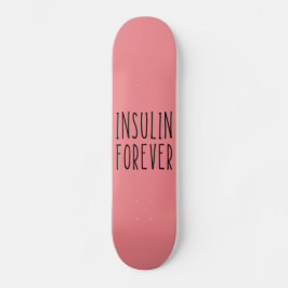 Skateboard diabetes rosa