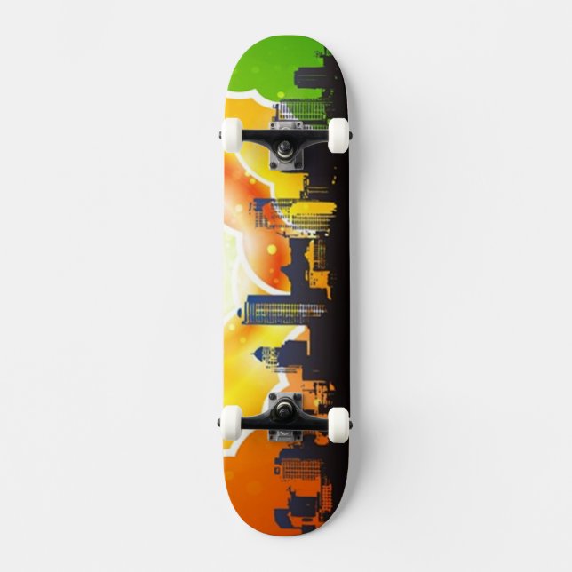 Skateboard do Arco-Íris Urbano (Frente)